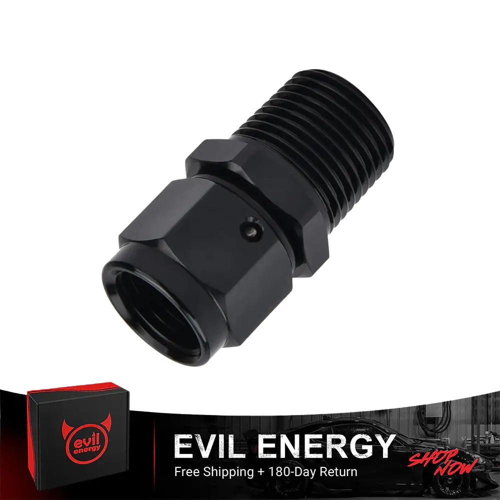 EVIL ENERGY AN Female to NPT Male Swivel Fitting Aluminum