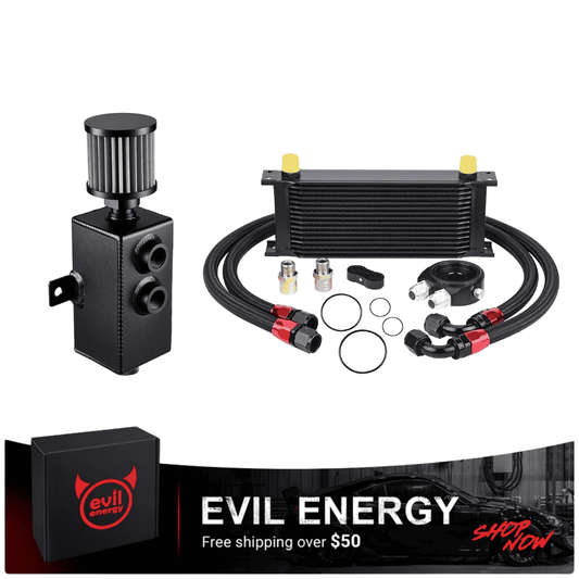 10 Row Universal Engine Transmission Oil Cooler Kit Filter Adapter 10 Row Universal Engine Transmission Oil Cooler Kit Filter Adapter
