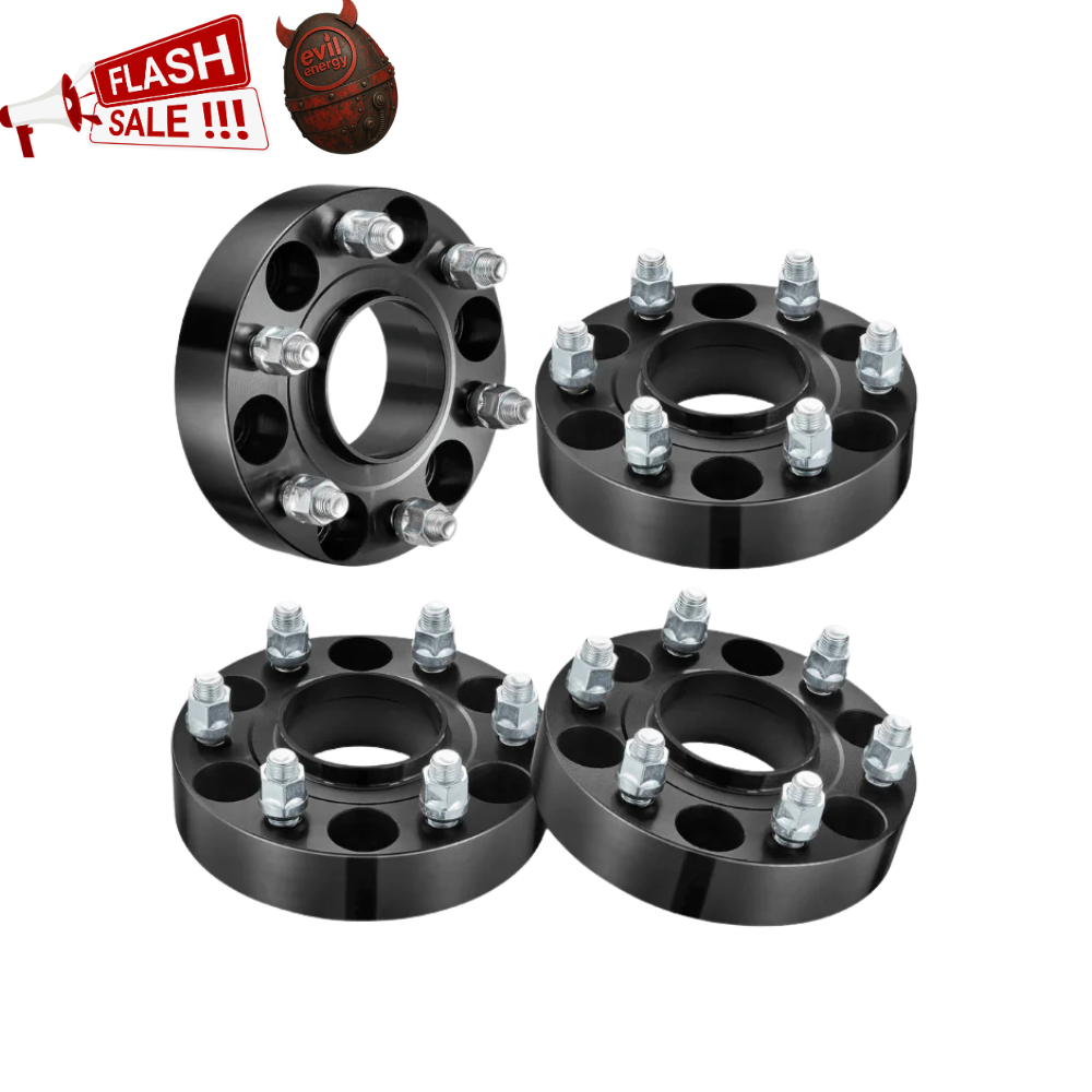 EVIL ENERGY Hubcentric Wheel Spacers 6X5.5 for Toyota & Lexus- 4PCS (1/1.25/1.5/2.0 Inch)