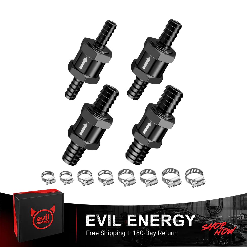 EVIL ENERGY One Way Fuel Check Valve Set 1/4–1/2 inch – EVILENERGY