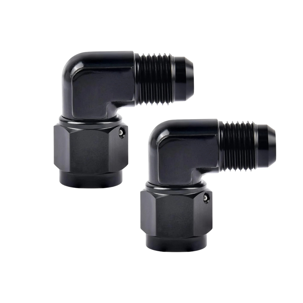 EVIL ENERGY AN Female to Male Flare 45/90 Degree Fitting Swivel Aluminium (3/4/6/8/10/12AN)