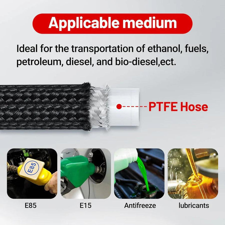 EVIL ENERGY PTFE LS Swap Fuel Kit | Fuel Filter 10 Micron With Fuel Pressure Regulator 20-140PSI | 6AN 20FT Fuel Line - EVILENERGY