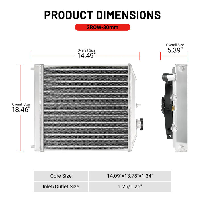 [Performance Aluminum Radiator - Civic 1992-2000]