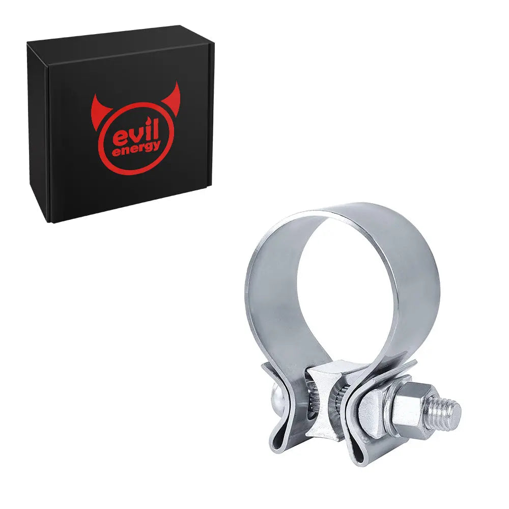 Evilenergy EVIL ENERGY Narrow Band Exhaust Clamp Muffler Clamp Stainless Steel（1.75/2.0/2.25/2.5/3.0 Inch ）