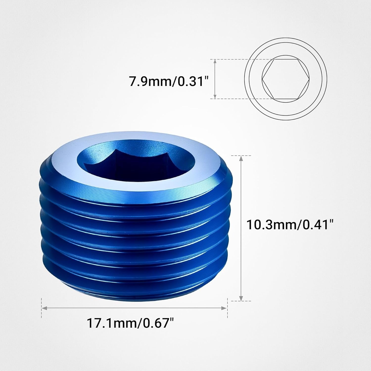 [3/8 NPT,Blue]