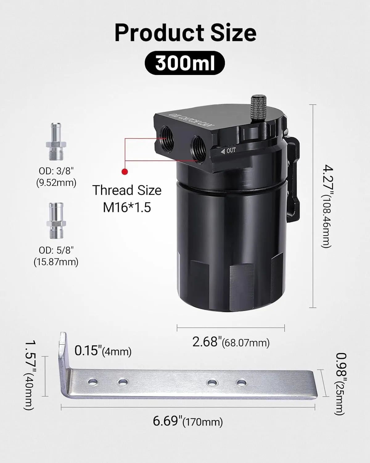 [29.99,Oil Catch Can Kits 3/8 inch]
[29.99,Oil Catch Can Kits 5/8 inch]