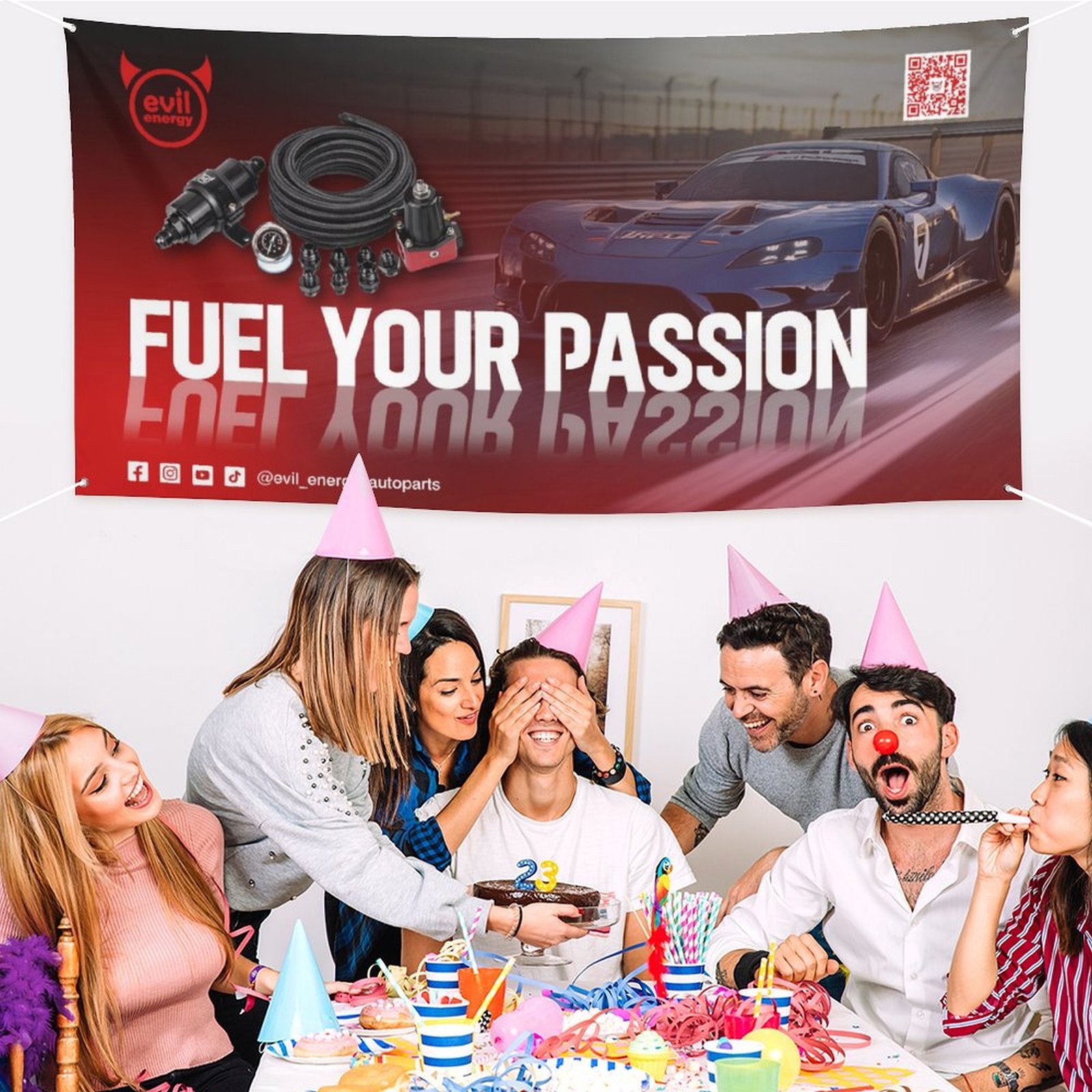 EVIL ENERGY Wall Banner