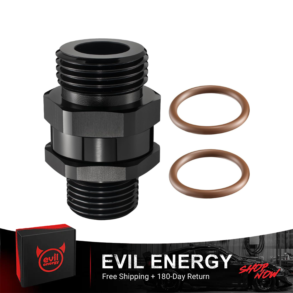 EVIL ENERGY ORB Male to ORB Male Swivel Adapter – Black Aluminum Fitting（ 6AN/8AN/10AN/12AN）