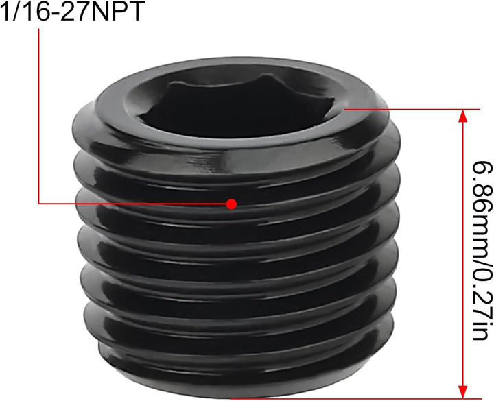 [1/16 NPT,Black]