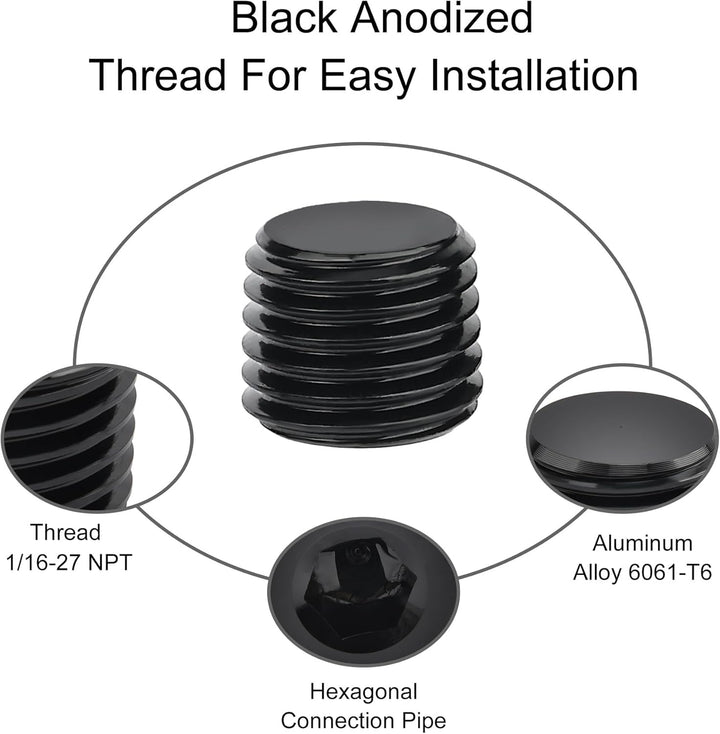 [1/16 NPT,Black]