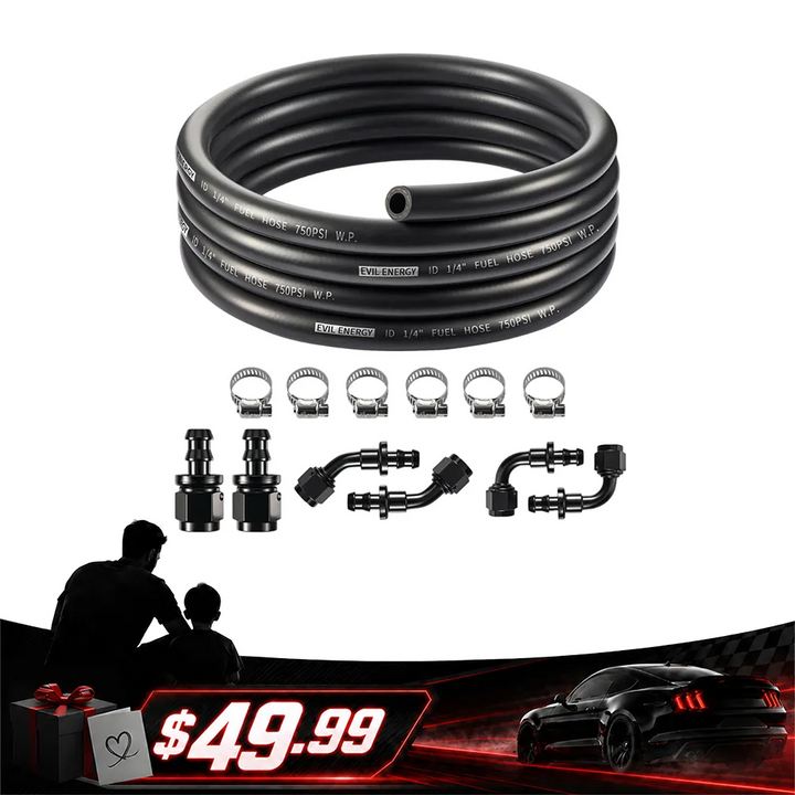[49.99,NBR Fuel Hose Kits 8AN 1/2 inch]