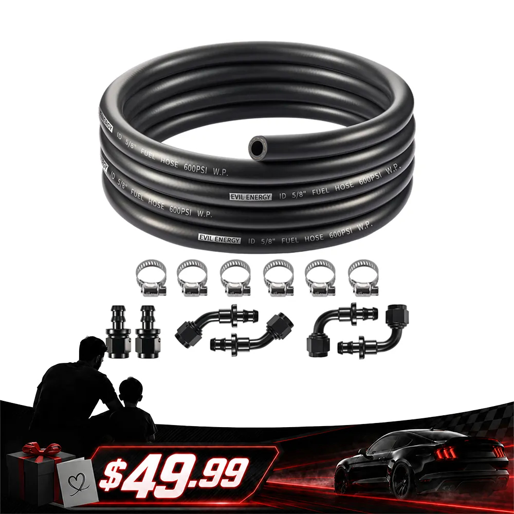 [49.99,NBR Fuel Hose Kits 10AN 5/8 inch]