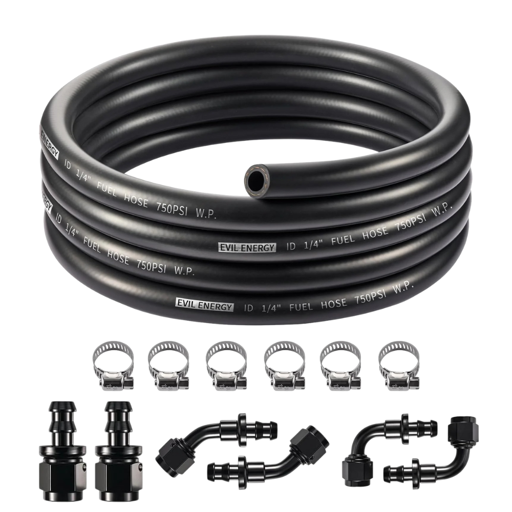 [4AN 1/4 inch,Black]