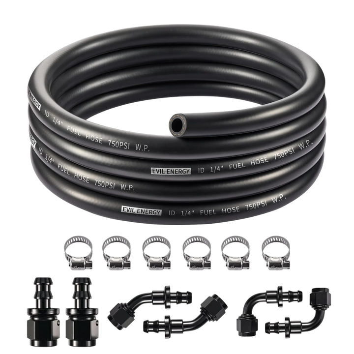 [4AN 1/4 inch,Black]