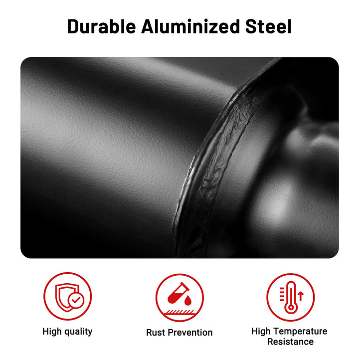 EVIL ENERGY 2.5 In 2.5 Out/3.0 In 3.0 Out Super 10 Series Center In Center Out Exhaust Muffler - EVILENERGY