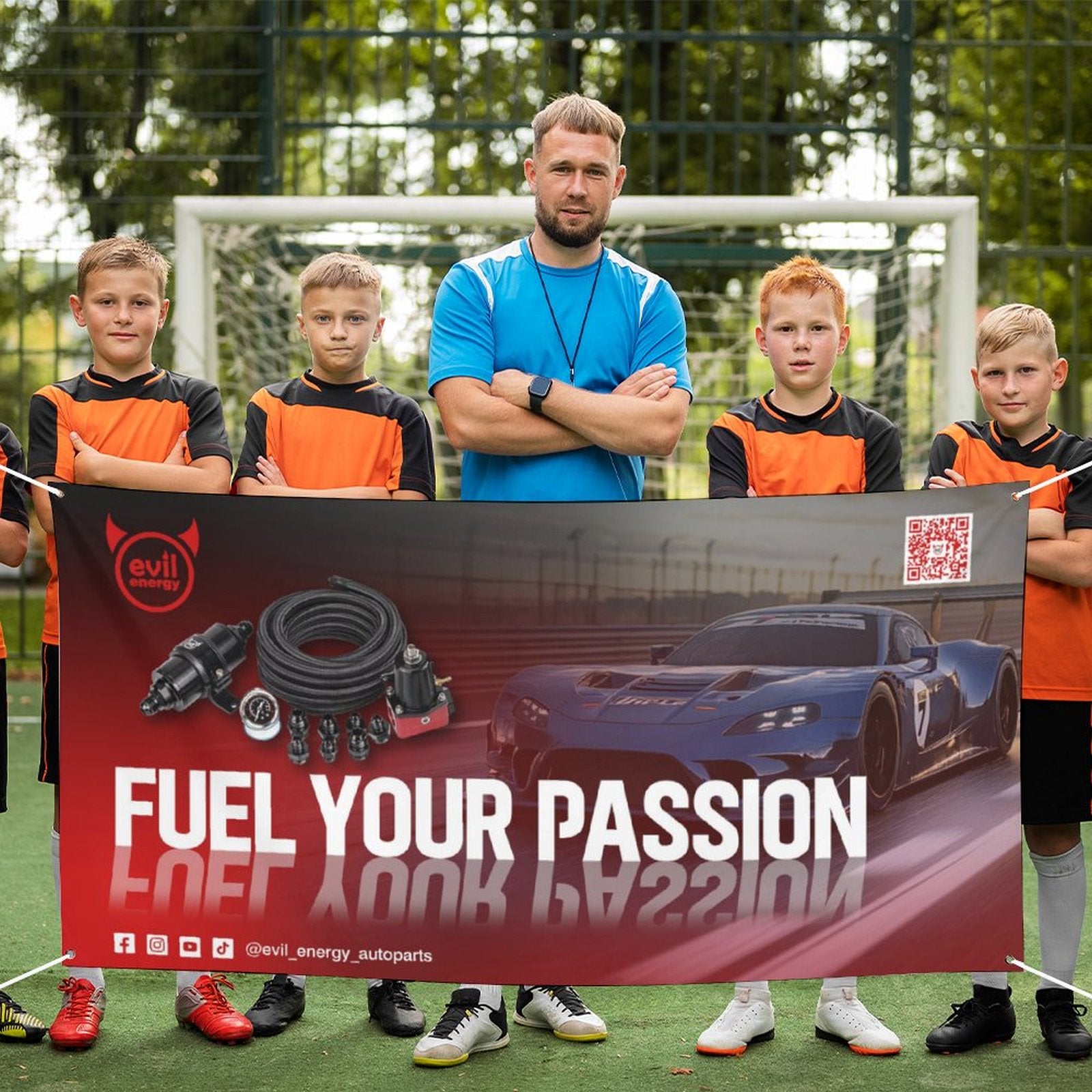 EVIL ENERGY Wall Banner