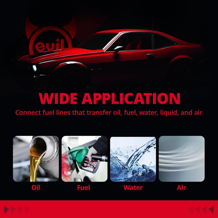 EVIL ENERGY AN Male Flare to NPT Pipe Fitting Adapter Stainless Steel Straight/90 Degree - EVILENERGY