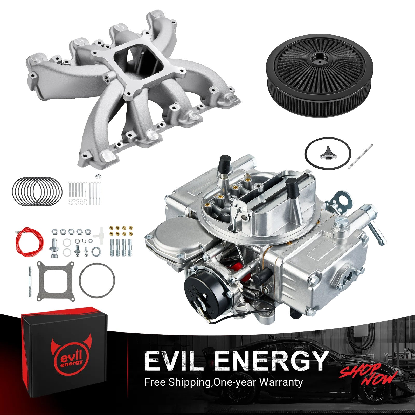 [Silver,600 CFM-Race-Electric,Solid Black]