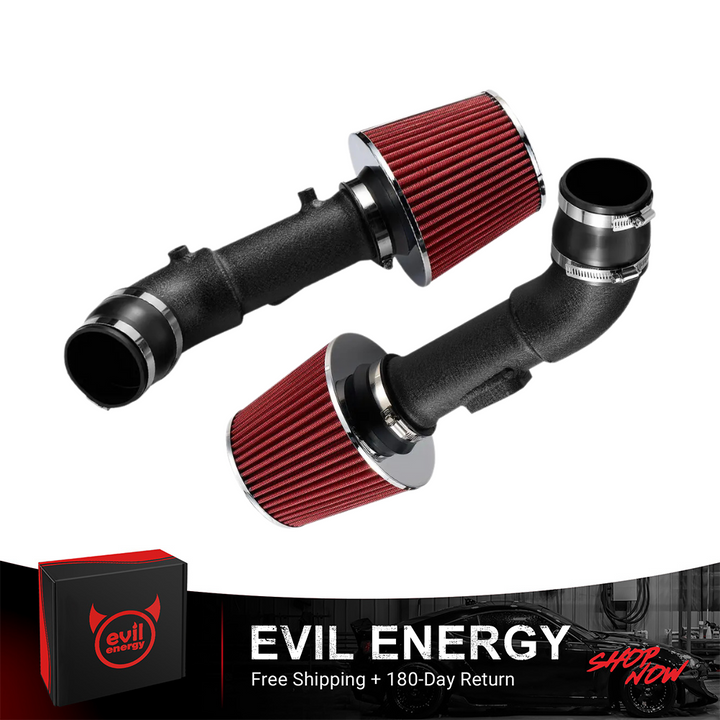 EVIL ENERGY Cold Air Intake Kit w/Filter For 08-17 Nissan 370Z / 08-13 Infiniti G37 3.7L V6 - EVILENERGY