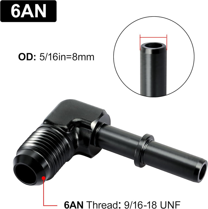 [6AN to 5/16,90 Degree]