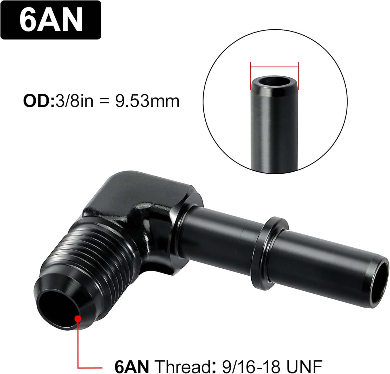 [6AN to 3/8,90 Degree]