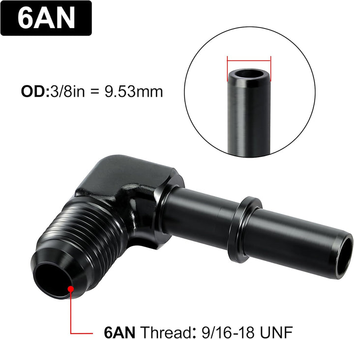[6AN to 3/8,90 Degree]