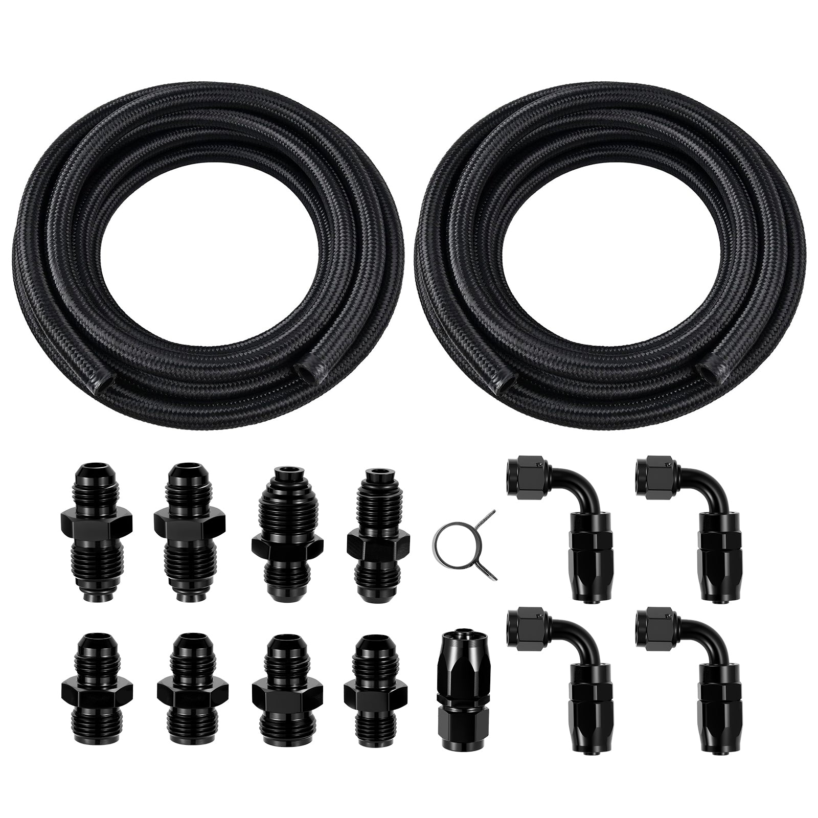 EVIL ENERGY AN6 Power Steering Hose Kit for GM LS Swap LS1 LS3