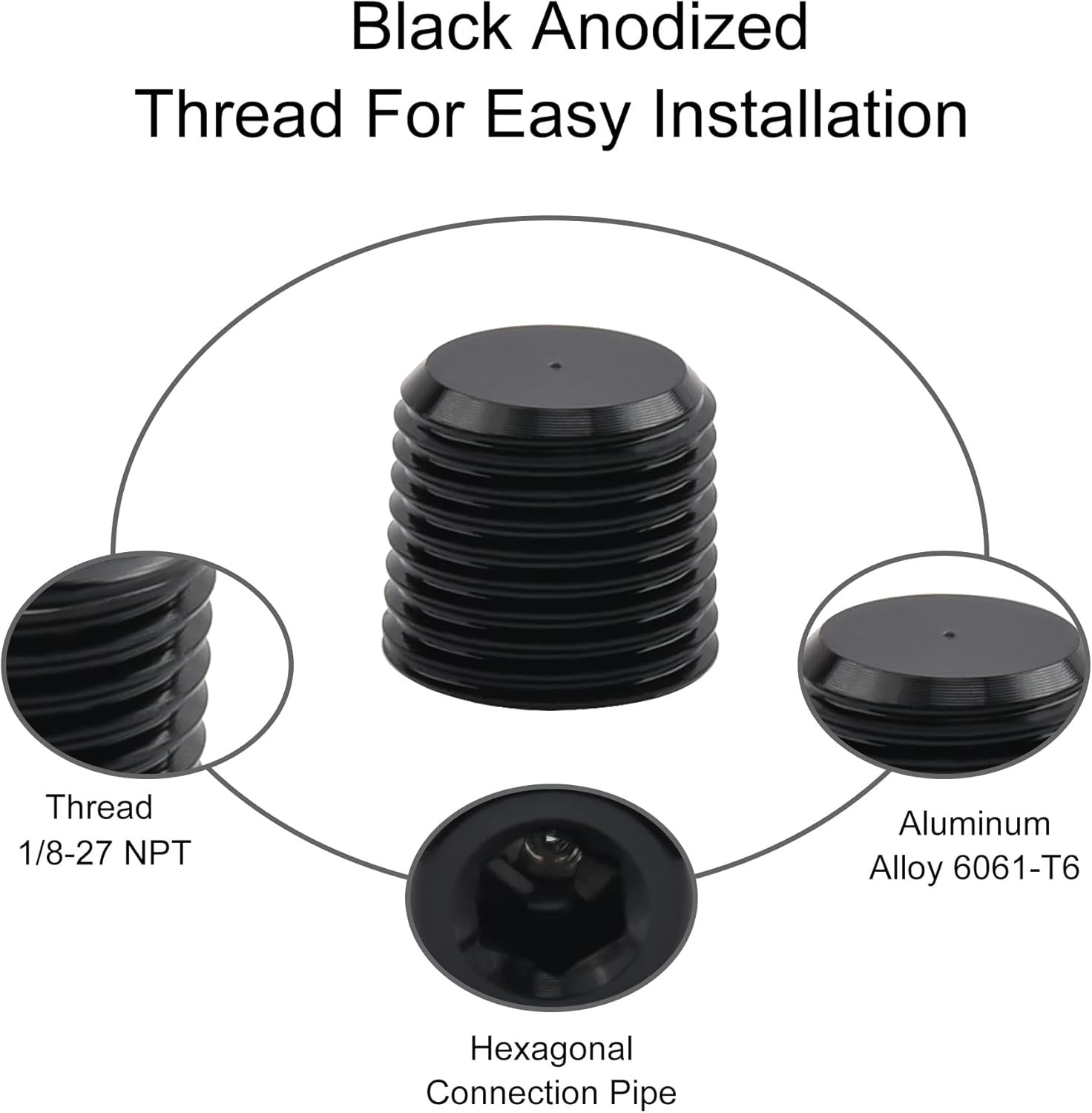 [1/8 NPT,Black]