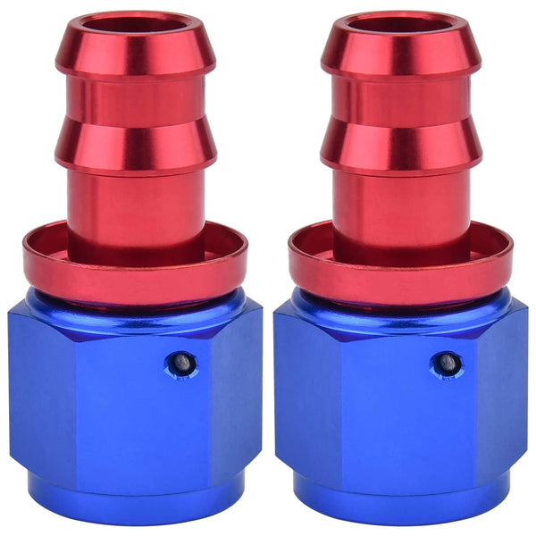 Evilenergy 6AN to 3/8 Barb Push Lock Hose End