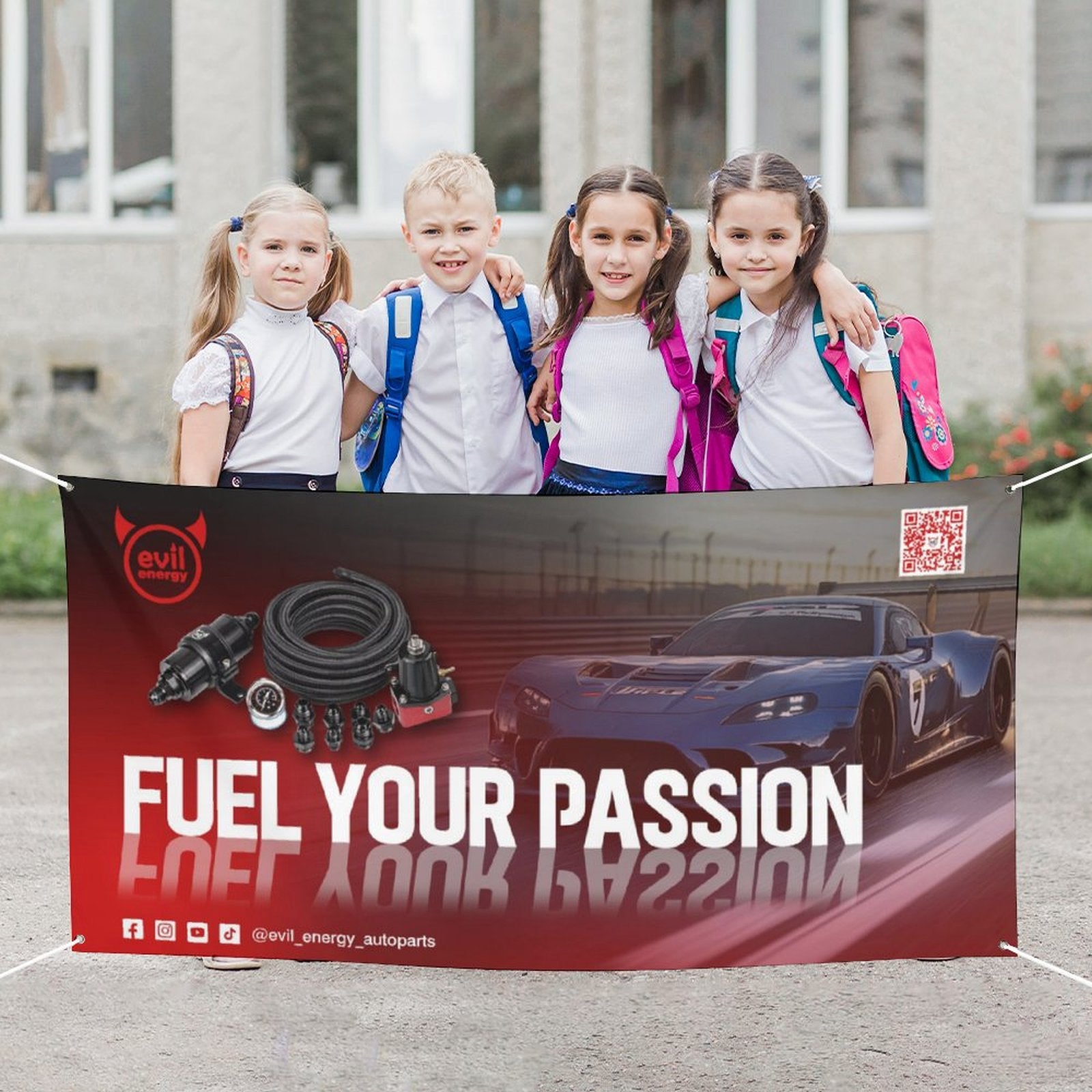 EVIL ENERGY Wall Banner