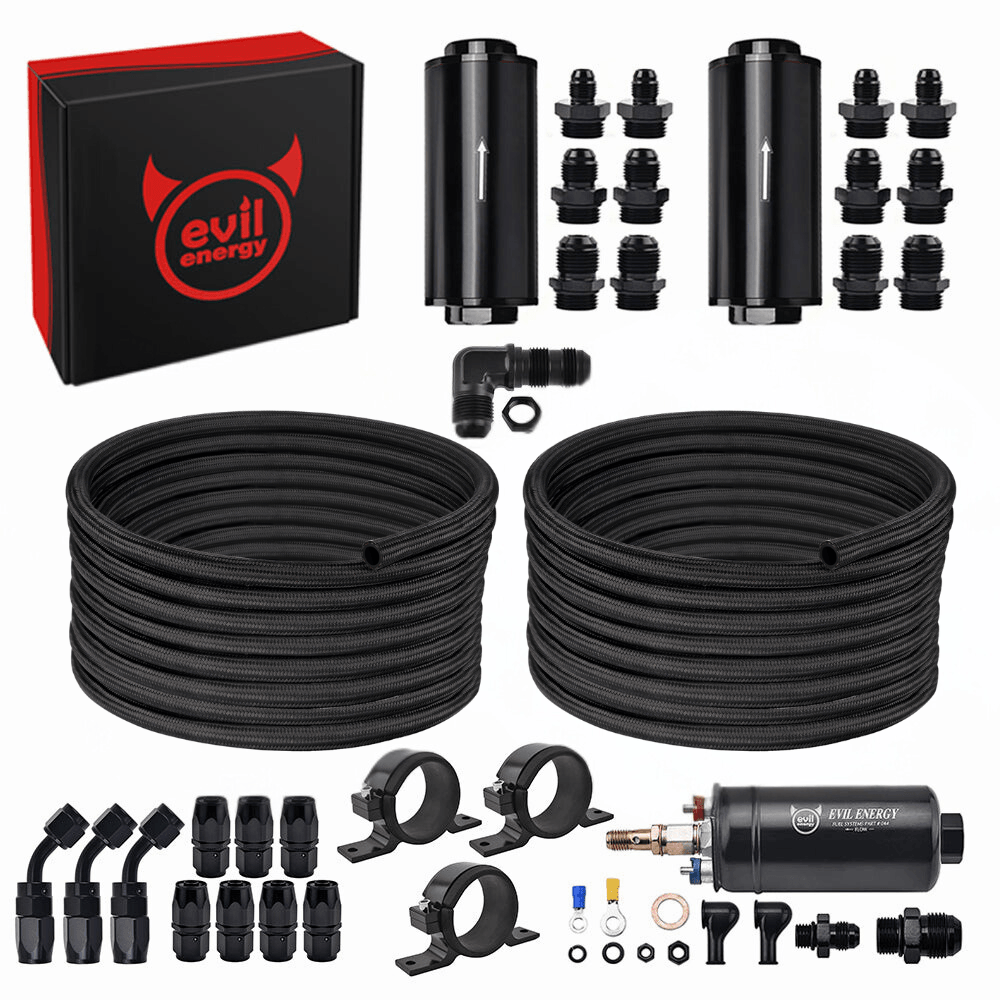 Fuel Injection Line Kit with PTFE/CPE Fuel Line | 300LPH Pump – EVILENERGY