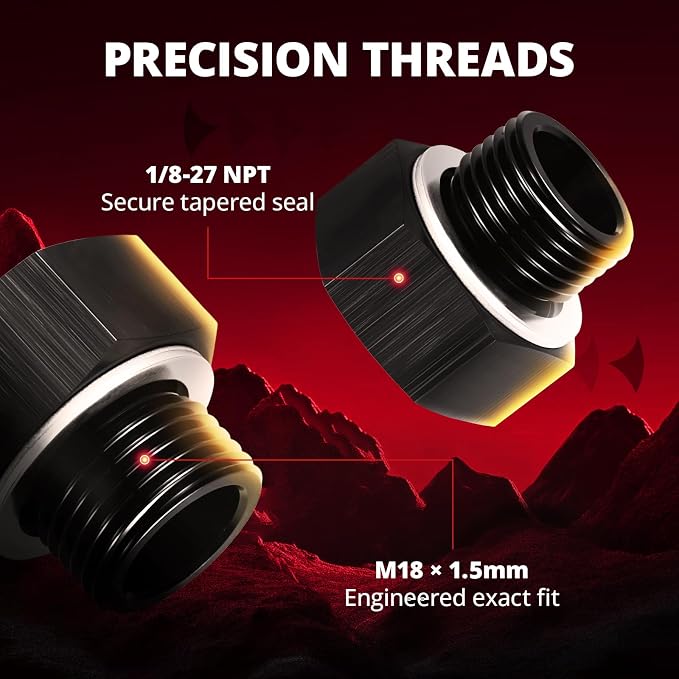 [M18X1.5 Male to 1/8 NPT]