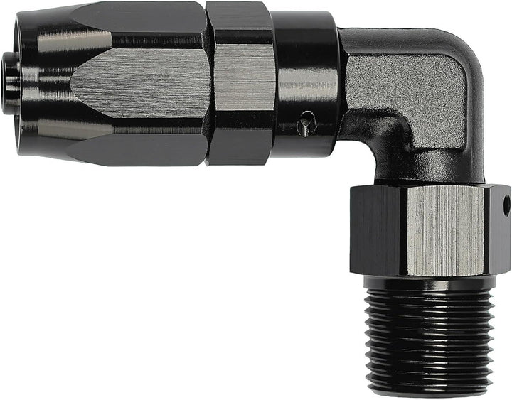 EVIL ENERGY NPT Male to AN 90 Degree Hose End Fitting Swivel for CPE Braided Hose - EVILENERGY