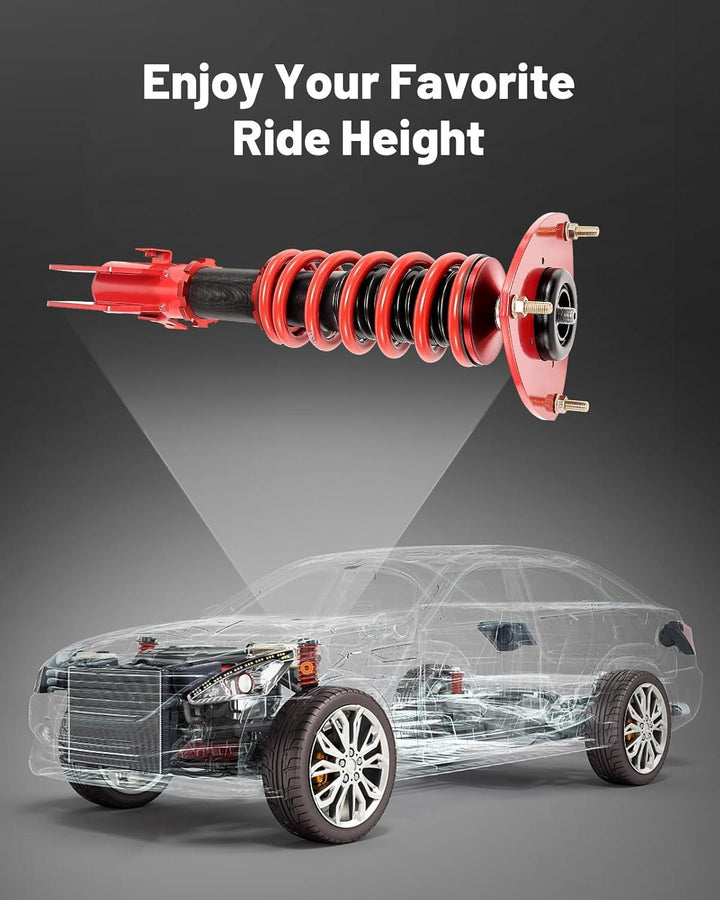 2015-2021 Subaru WRX & STi Coilover Shock Absorbers 4PCS - EVILENERGY