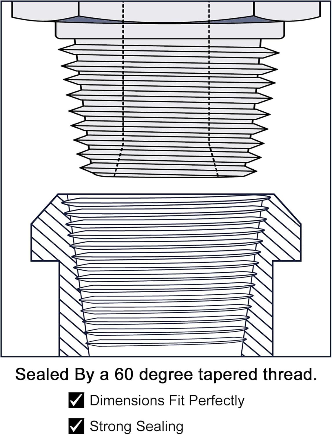 1/8 NPT ALUMINUM FEMALE WELD ON/WELD IN FLANGE FITTING BUNG,LOW PROFILE - QTY:50 - Foto 12