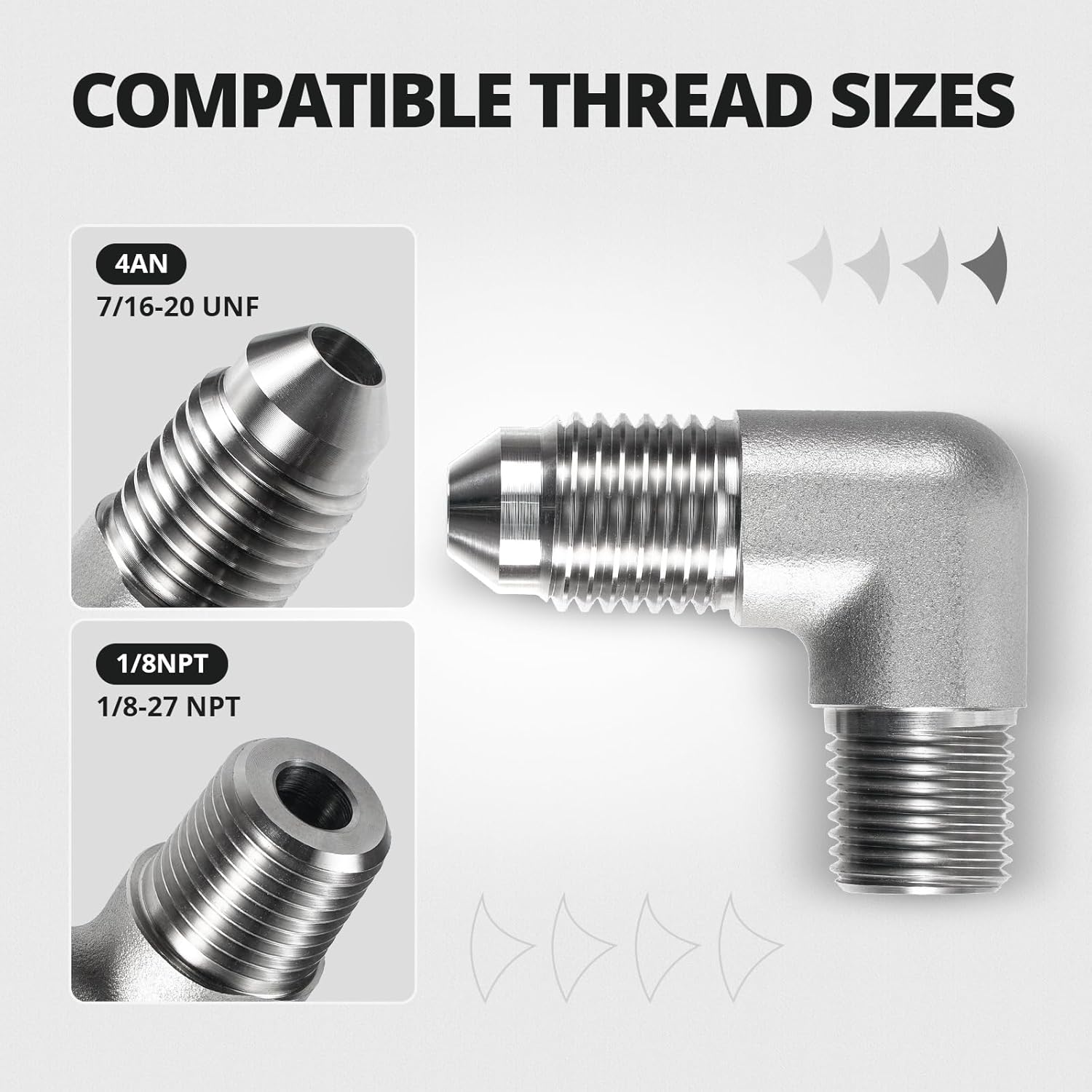 [4AN to 1/8 NPT,90 Degree]