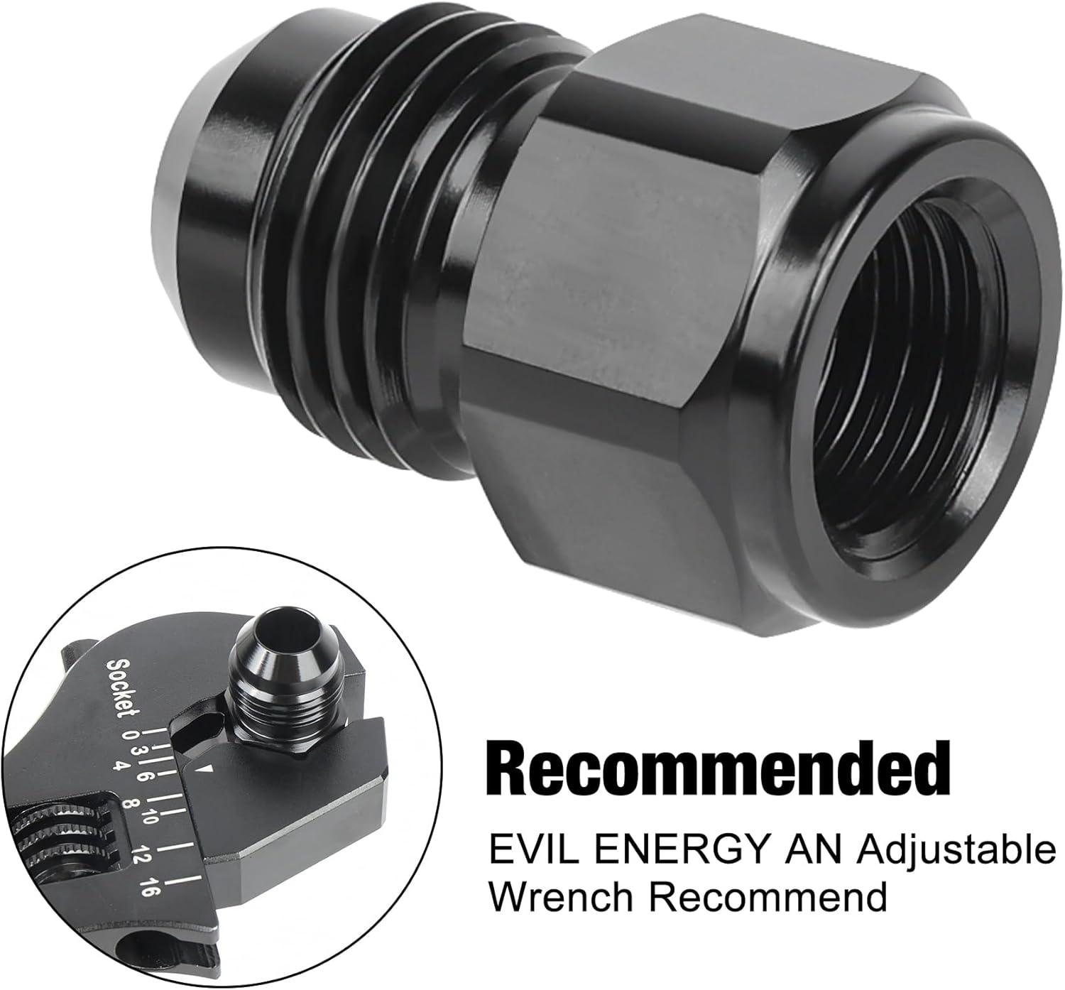 EVIL ENERGY AN Female to AN Male Falre Reducer Expander Adapter Fitting
