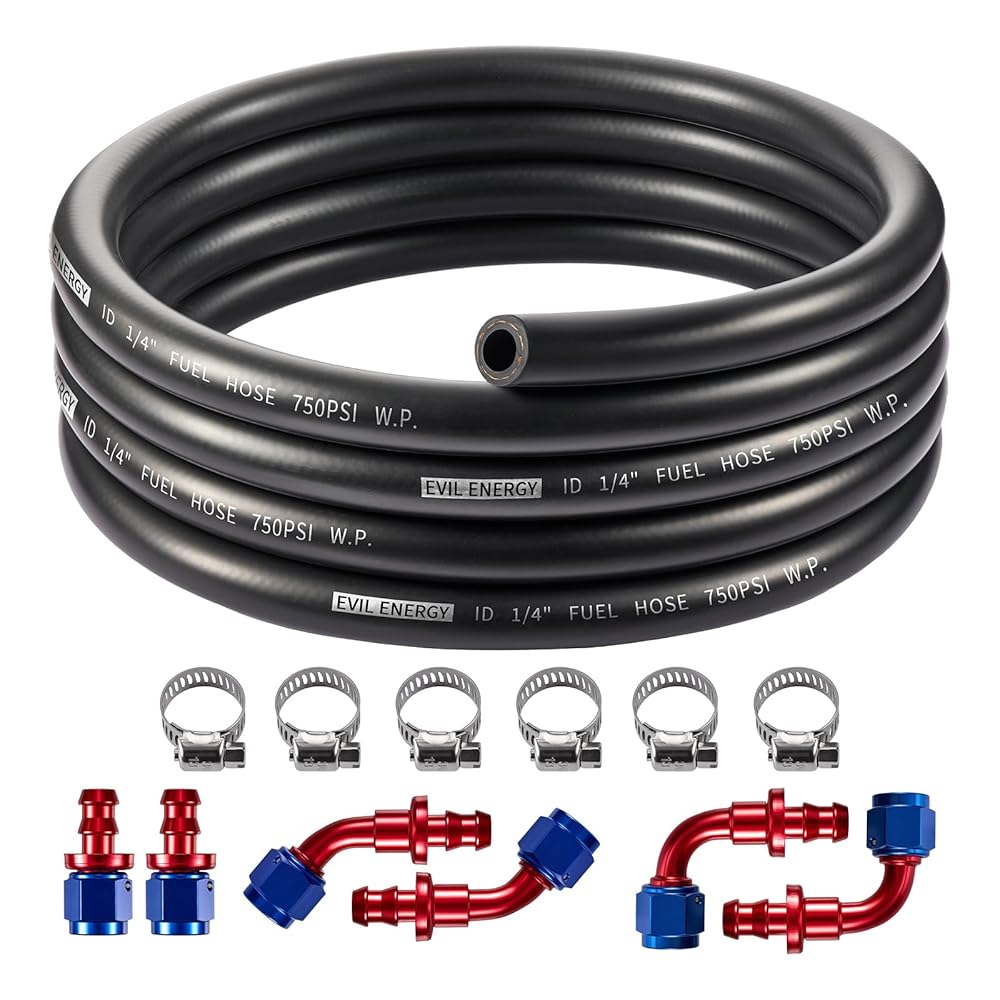 [4AN 1/4 inch,Red&Blue]