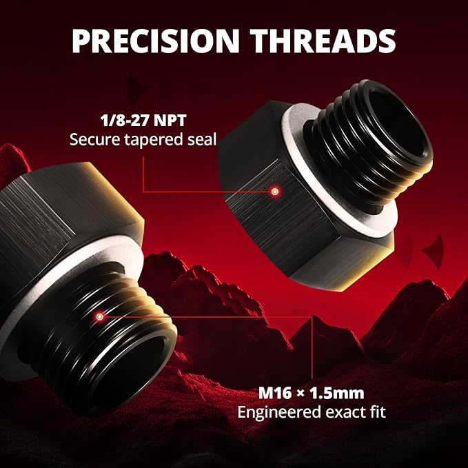 [M16X1.5 Male to 1/8 NPT]