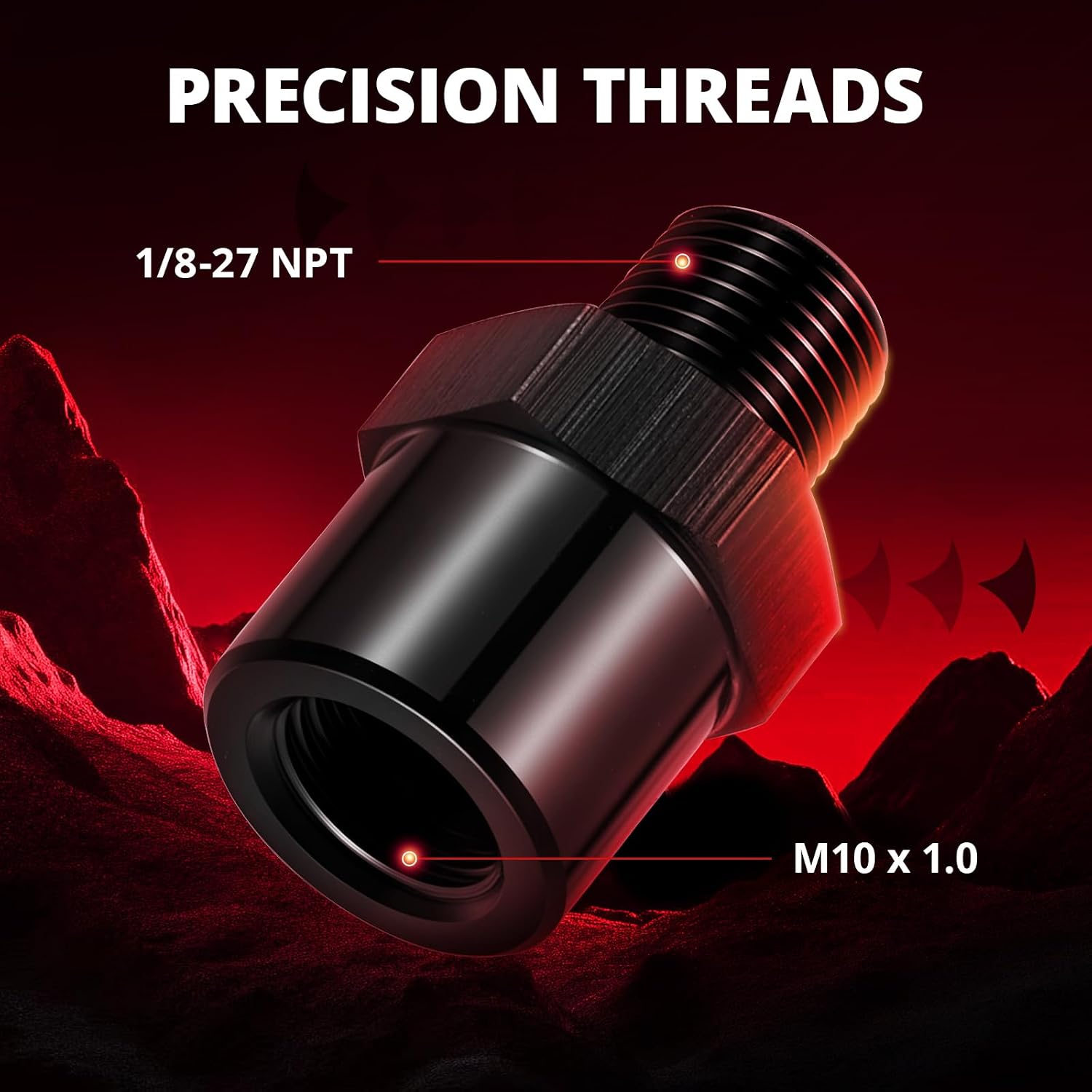 [1/8 NPT Male to M10X1.0]