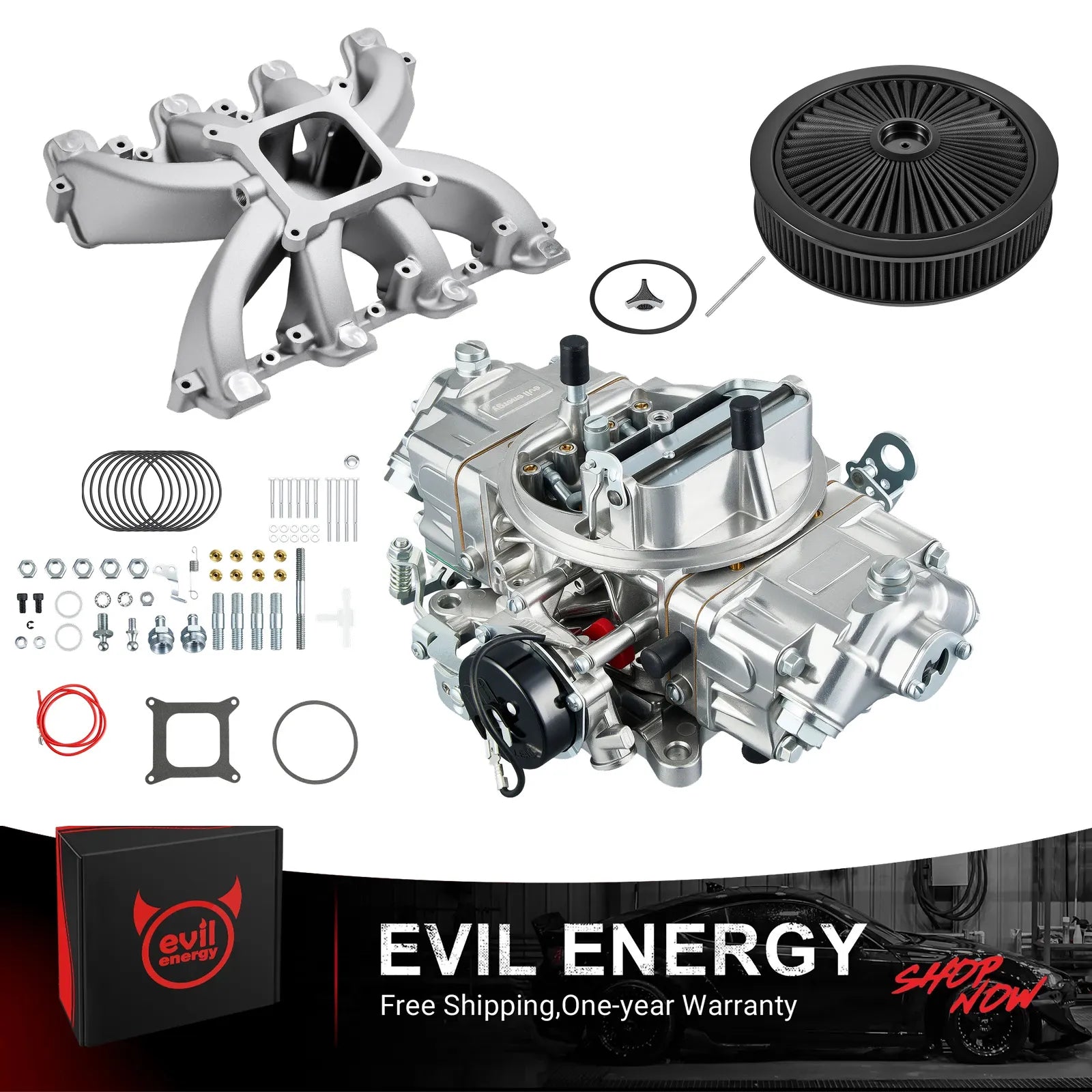 [Silver,750 CFM-Race-Electric,Solid Black]