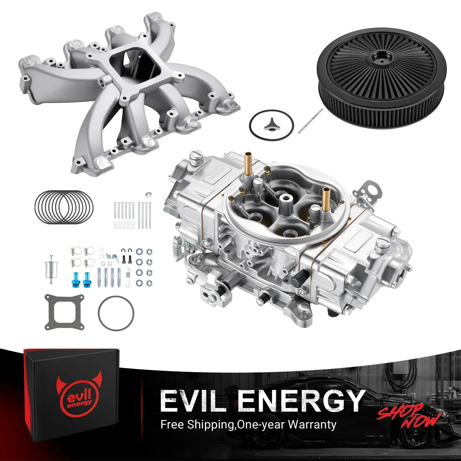 [Silver,750 CFM-Race-Manual,Solid Black]