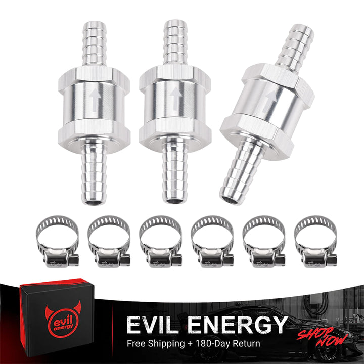 [Silver,3PCS With Hose Clamps]