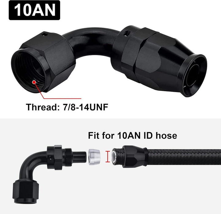 evil energy fitting  [10AN,90 Degree]