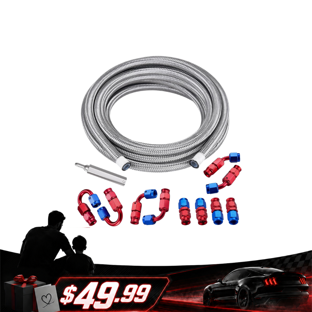 [49.99,PTFE Fuel Line Kits 3AN 20FT]