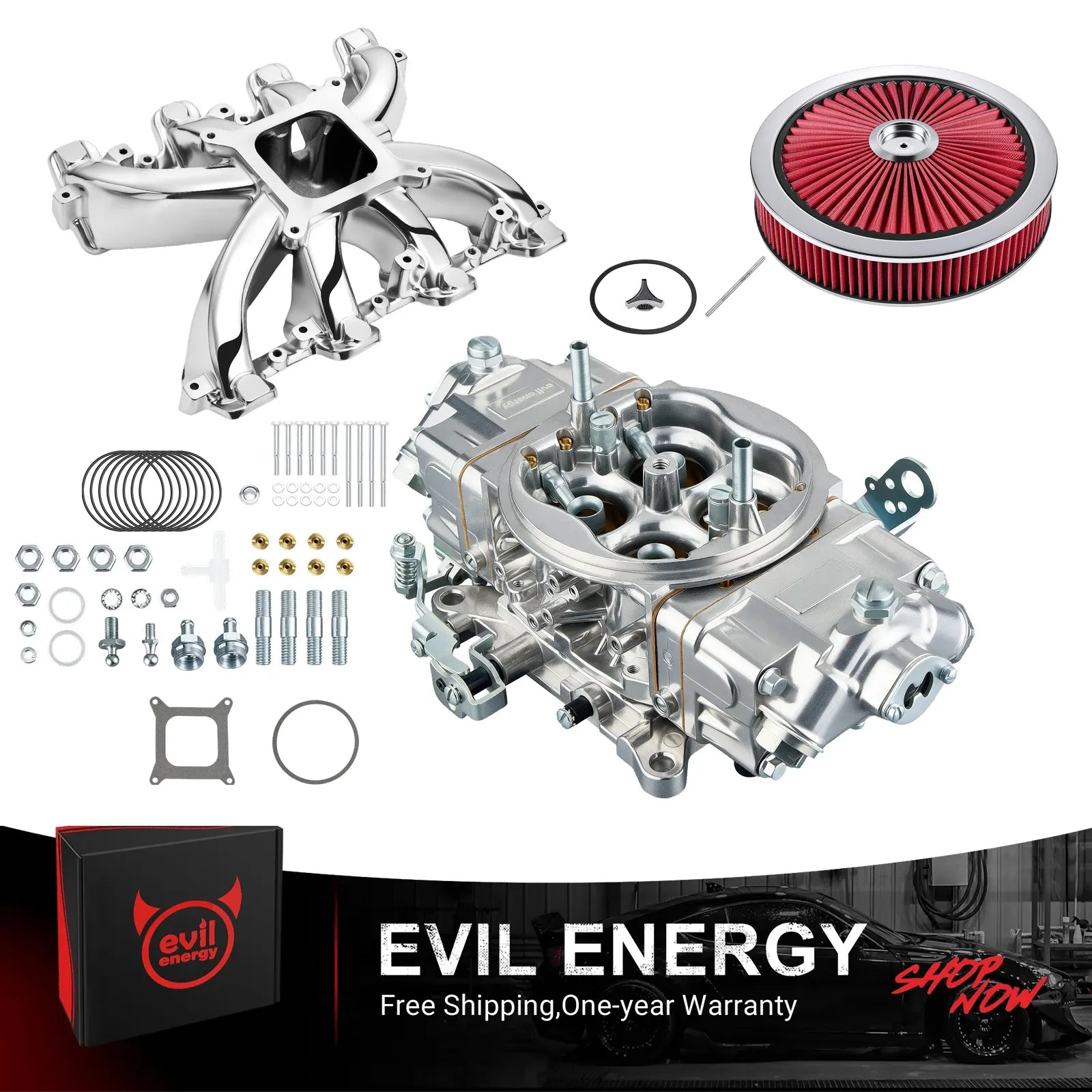 [Polished Silver,850 CFM-Manual,Red]