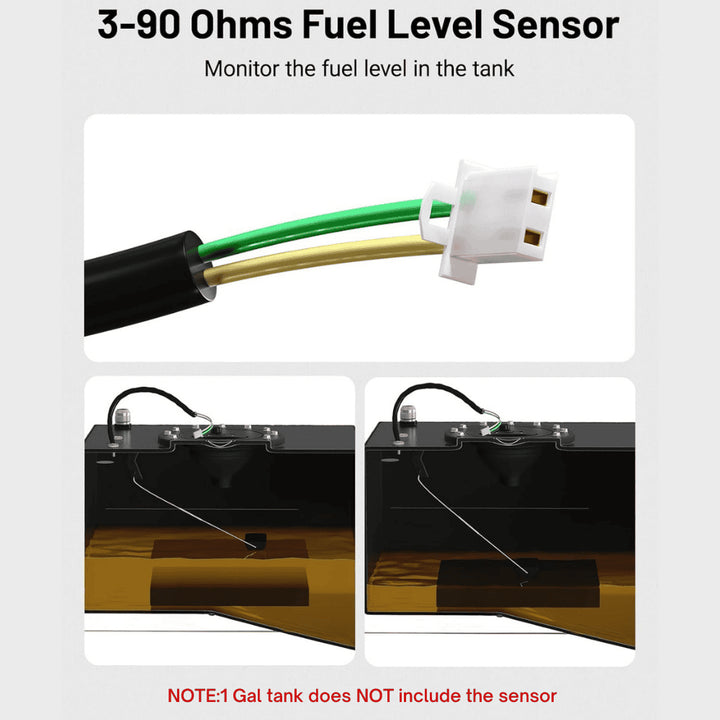 EVIL ENERGY Fuel Cell 3-90 Ohms Fuel Level Sensor - Monitor Fuel Level in Tank