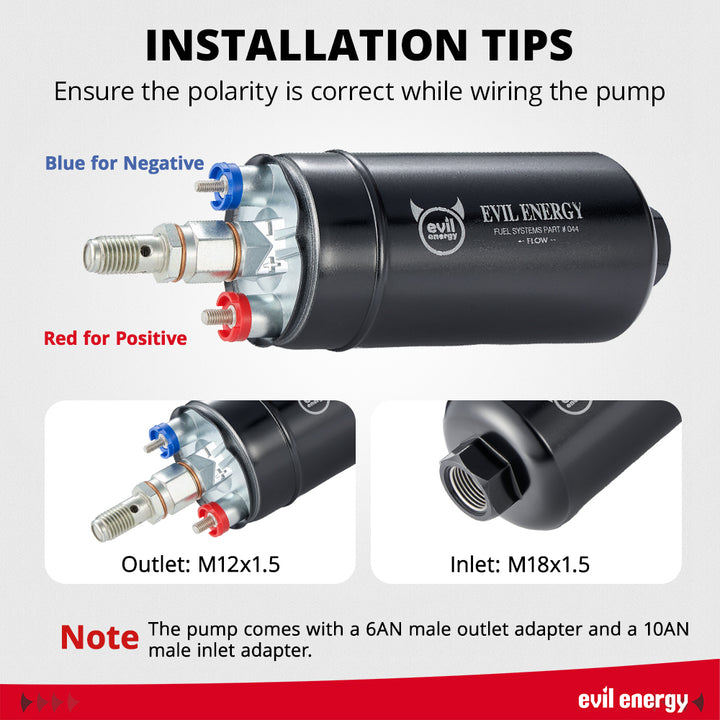 EVIL ENERGY 15Gal Fuel Cell Master Kit , 300LPH Pump & 20 FT PTFE Lines - High-Performance Racing Upgrade - EVILENERGY