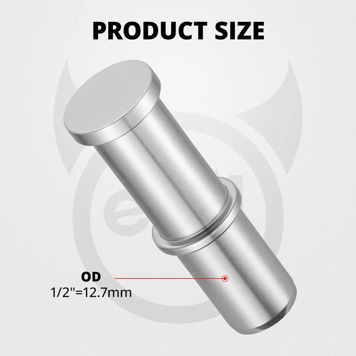 [Silver,1/2 inch]