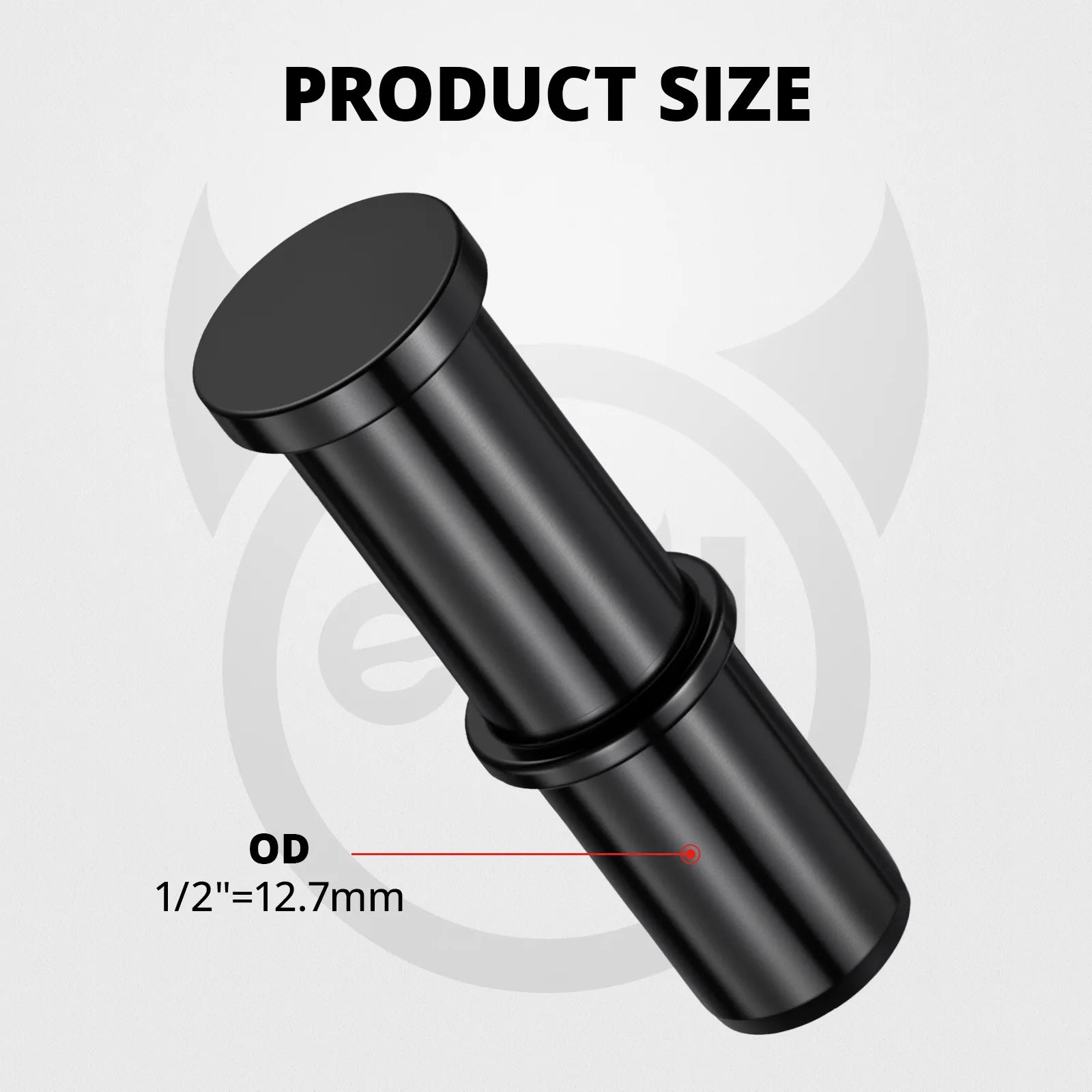 [Black,1/2 inch]